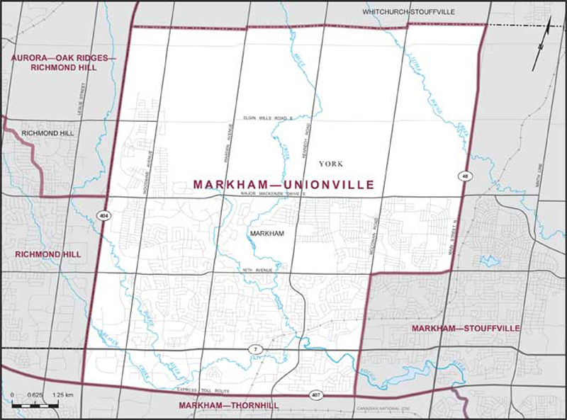 Markham Unionville Map